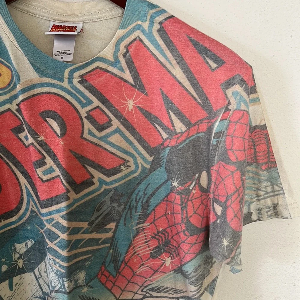Vintage Marvel Spiderman Comic Shirt - Picture 5 of 13